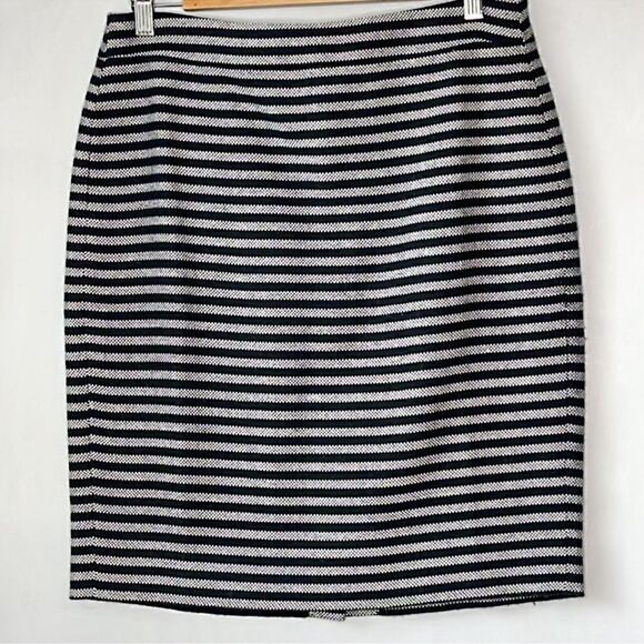 J. Crew Knit Wool Blend Stripped Skirt - Picture 3 of 10